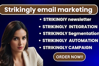 setup strikingly email marketing strikingly automation strikingly newsletter
