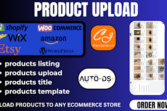 do manual product upload editing listing and product data entry