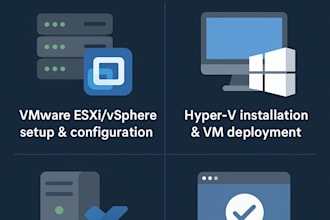 setup and manage vmware hyperv nutanix and open source virtualization