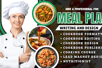create customized meal plans, cookbooks, and delicious recipes