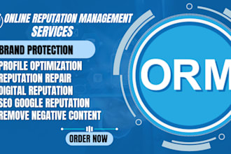 provide orm, reverse seo, online reputation management service