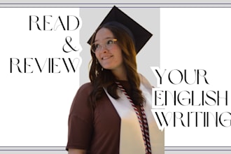 read and review your english writing