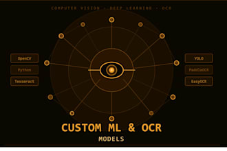 build custom machine learning, opencv, and ocr models for you