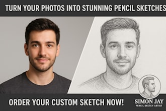draw digital art illustration pencil sketch colorfull art portraits photo sketch