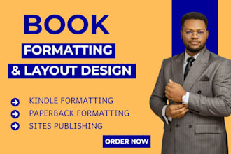 kindle formatting, paperback formatting, manuscript formatting, book layout