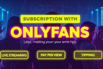 design onlyfans agency website, onlyfans model website, agency website