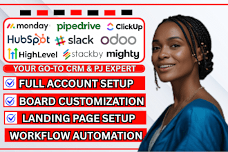 setup hubspot crm pipedrive odoo crm gohighlevel monday crm stackby crm