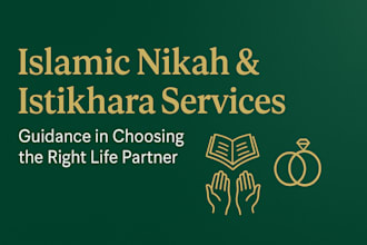 do islamic nikah and istikhara to guide you in choosing a life partner