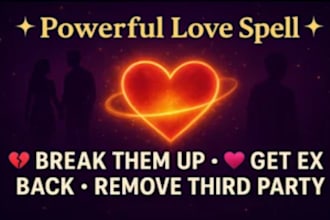 cast custom immediate break love spell remove   third party marriage spell