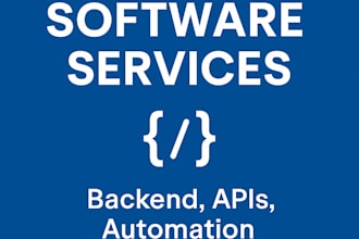 provide professional software engineering, backend API services and solutions