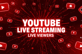 increase your youtube live stream viewers, twitch, kick with organic promotion