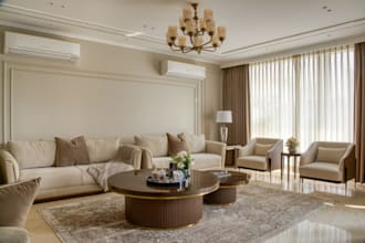 3d interior design for sunny apartments, bedrooms, living rooms, kitchens lounge