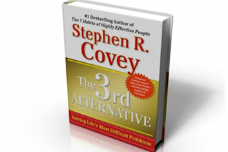 create a 3D cover or product image for your eBook, Software, DVD, product or Report