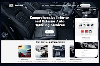 car detailing website auto detailing car wash website window tinting website