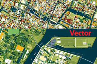 draw vector map in illustrator
