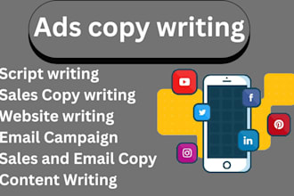write professional copywriting for your website, sales ads, sales pitch