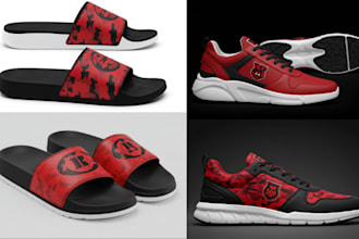 design 3d shoe models, footwear tech packs, cad drawings, and clothing tech pack