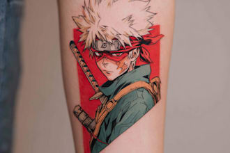 make anime tattoo design