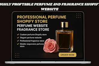 design perfume website perfume store shopify store fragrance store perfume