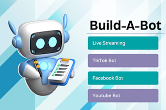 develop tiktok and x bot for commenting and likes on videos