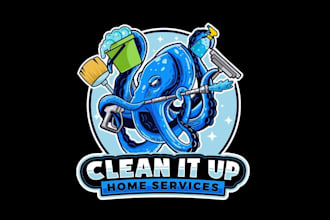 design eye catching cleaning business logo