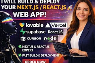 build smart ai web apps,lovable supabase chatbot n8n automation,vercel website