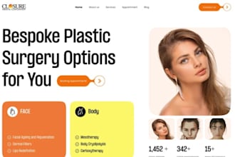 design fitness massage physiotherapy website mental health clinic booking site