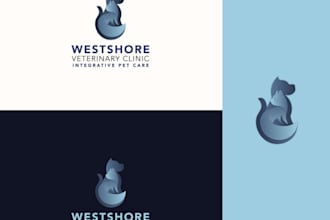 design a professional veterinary logo for your clinic or brand
