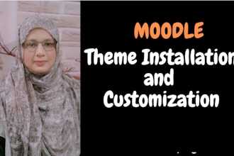 professionally customize and installed moodle theme