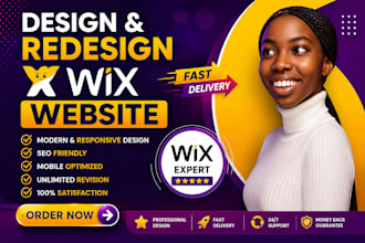 build wix website design wix website redesign wix business website wix website