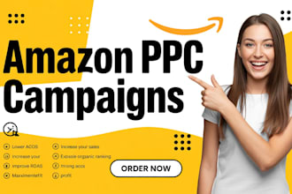 setup and manage amazon ppc campaign and amazon sponsored ads