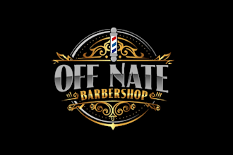create professional and specially barbershop logo design