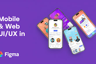 make figma app design, website UI UX design, UI UX design