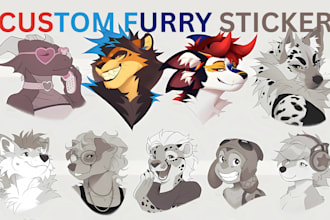 do pack of furry animated GIF crypto stickers sfw nsfw furry telegram stickers