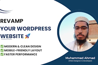 redesign or revamp your wordpress website