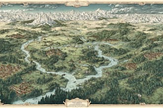 fantasy map design map illustration fantasy map