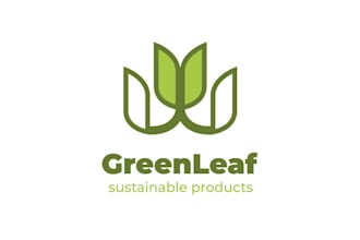 design a modern, eco friendly logo