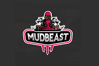 design mud beast line off road logo