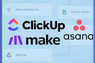 give clickup consultation, do project management  automations