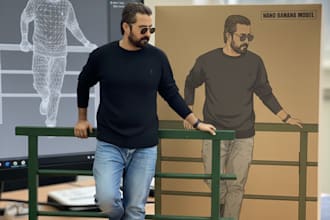make custom 3d figure from your photo