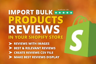 import bulk reviews in your shopify store