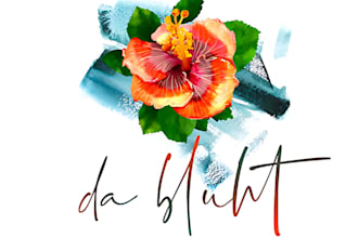 do awesome floral, garden, botanical, flower shop logo and any graphic design