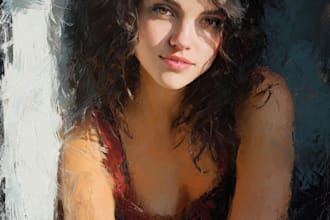 do  digital oil painting