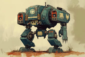 paint a warhammer illustration