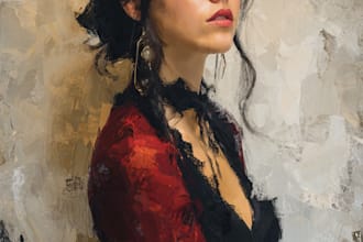 paint renaissance art oil painting portrait
