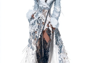 draw a fashion illustration or sketch of a figure in clothes
