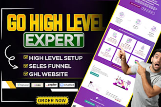 setup gohighlevel , sales funnel, CRM, pipelines, workflows