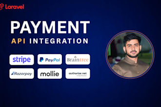 integrate stripe or paypal in your laravel website
