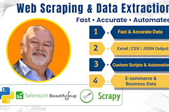 do data scraping and web scraping