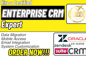 setup enterprise crm servicenow customer service zendesk suite oracle cx service